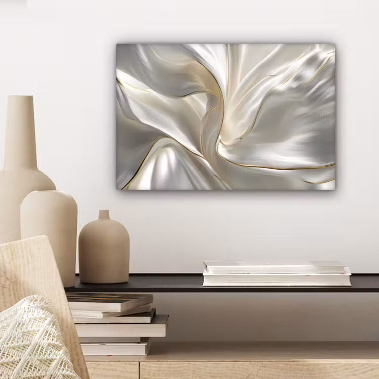Stof - Plooien - Goud canvas 2cm klein -closeup_print_DE