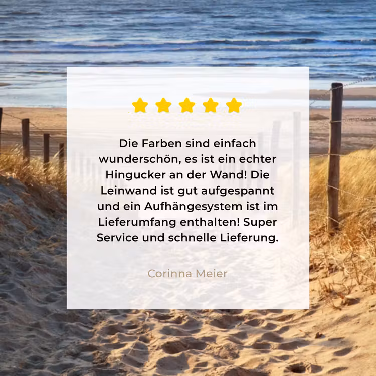 Strand - Zee - Nederland - Duinen - Zon canvas 2cm klein -Xsfeer7_DE
