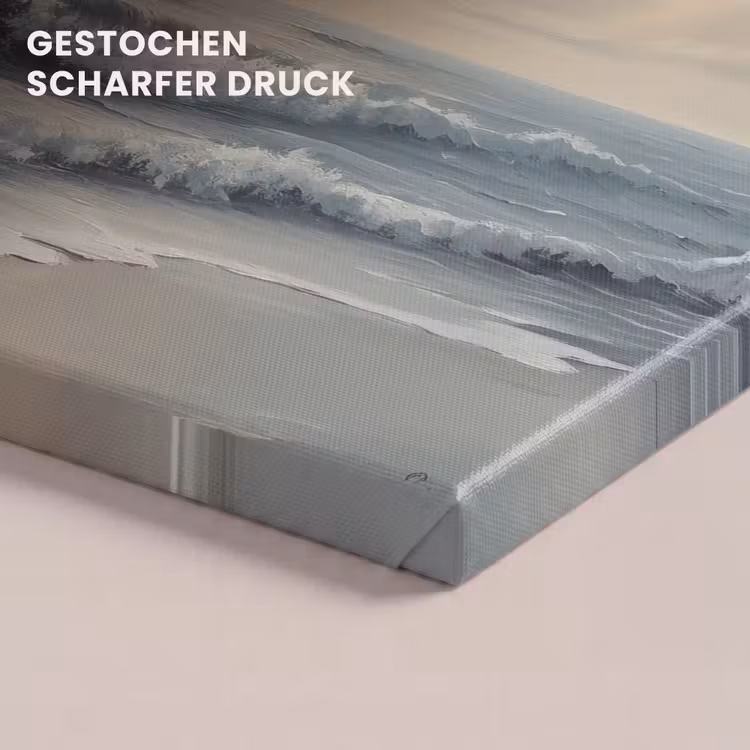 Strand - Zee - Zonsondergang canvas 2cm klein -uniquesellingpoint_afwerking-onlywow_DE