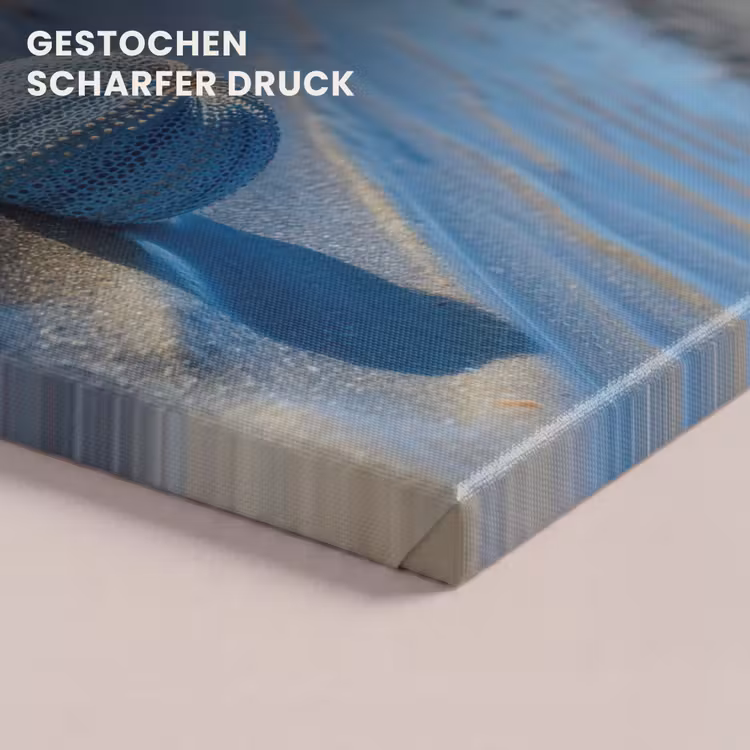 Strand - Schild - Water - Blauw canvas 2cm klein -uniquesellingpoint_afwerking-onlywow_DE