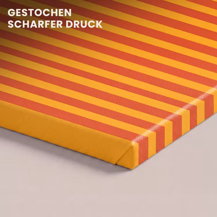 Strepen - Patroon - Oranje canvas 2cm klein 34 -closeup_print_DE