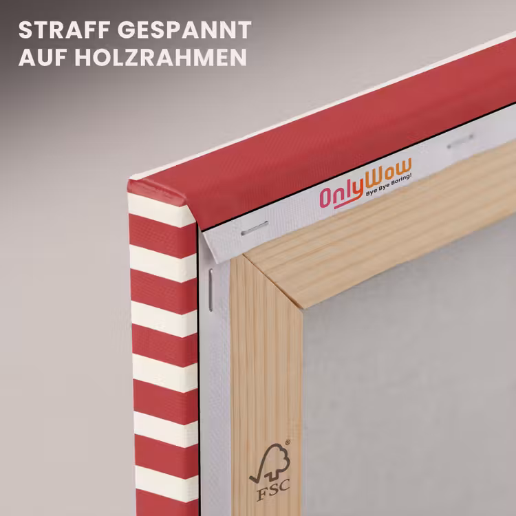 Strepen - Patroon - Rood canvas 2cm klein 34 -uniquesellingpoint_afwerking-onlywow_DE
