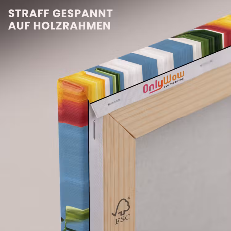 Strepen - Citroen - Blauw canvas 2cm klein 34 -uniquesellingpoint_afwerking-onlywow_DE