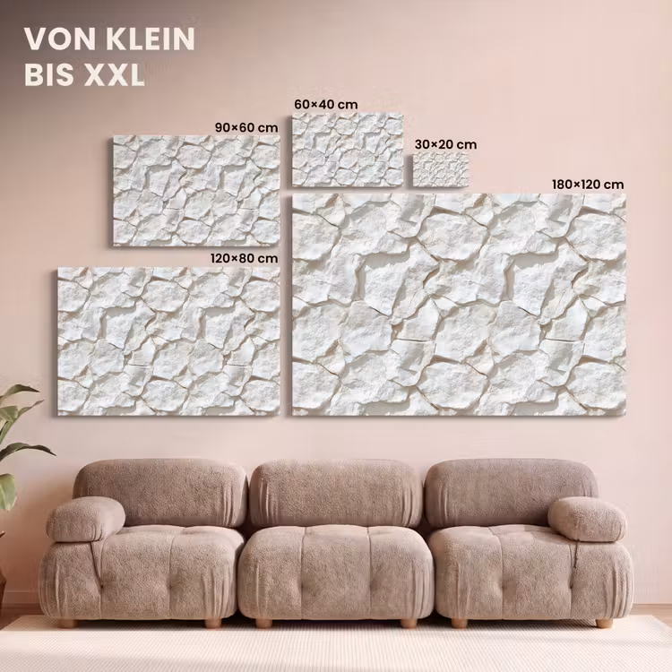 Structuur - Rots - Wit canvas 2cm klein 34 -Xsfeer8_DE