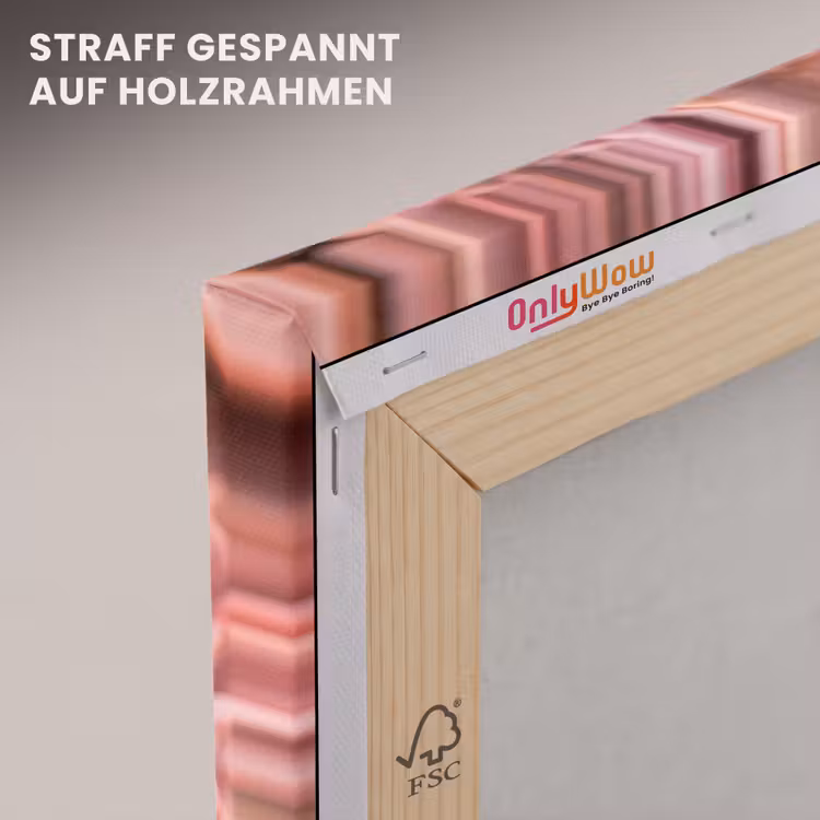 Vetplant - Organisch - Roze canvas 2cm klein -uniquesellingpoint_afwerking-onlywow_DE