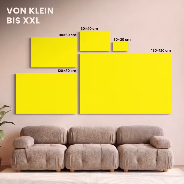 Sunshine - Glow - Geel canvas 2cm klein 34 -Xsfeer8_DE