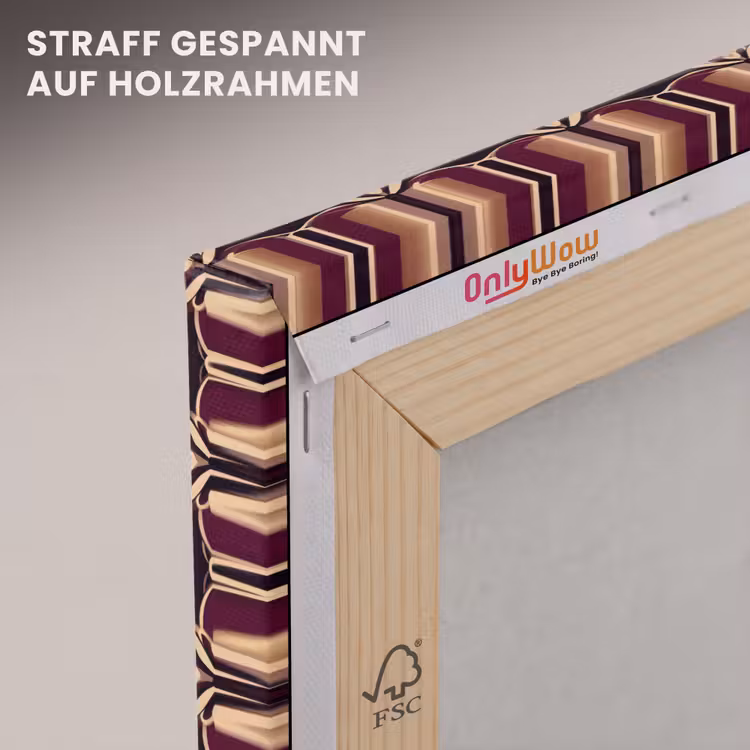 Symmetrisch - Tegel - Burgundy canvas 2cm klein 34 -uniquesellingpoint_afwerking-onlywow_DE