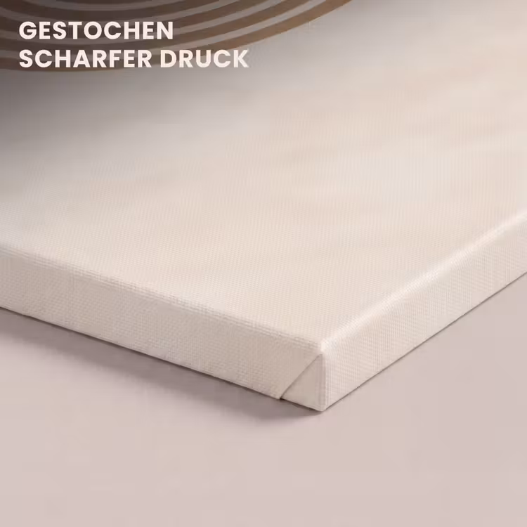 Symmetrische bocht - Koperkleurig canvas 2cm klein -closeup_print_DE
