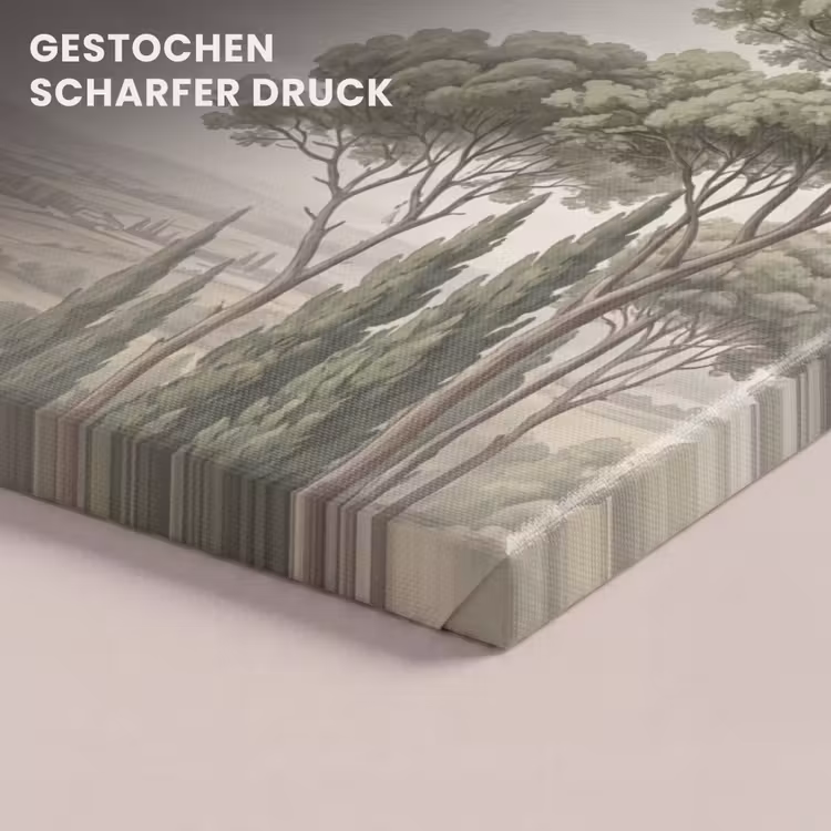 Vallei - Bos - Natuur - Groen canvas 2cm klein -uniquesellingpoint_afwerking-onlywow_DE