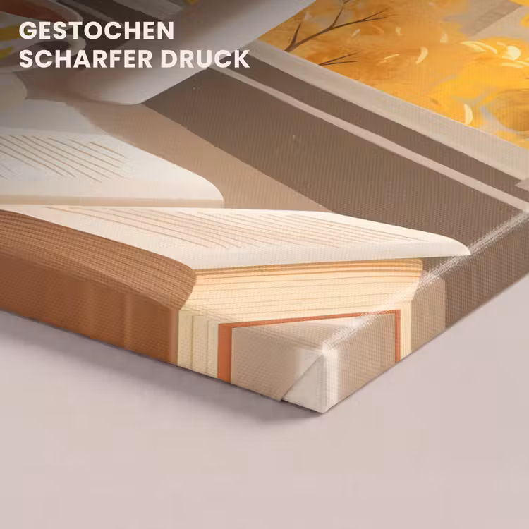 Thee - Boek - Thee - Herfst canvas 2cm klein -closeup_print_DE
