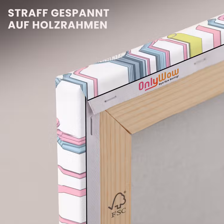 Tennis - Strikken - Kleurrijk canvas 2cm klein 34 -uniquesellingpoint_afwerking-onlywow_DE