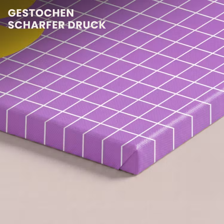 Tekst - Eend - Paars canvas 2cm klein -uniquesellingpoint_afwerking-onlywow_DE
