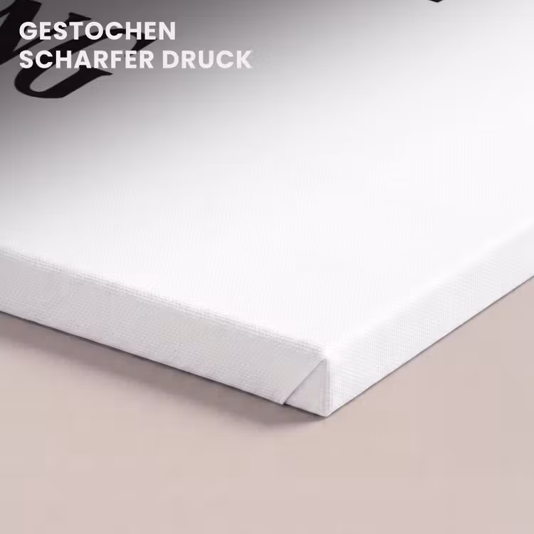 Tekst - Modern - Zwart - Wit canvas 2cm klein -uniquesellingpoint_afwerking-onlywow_DE