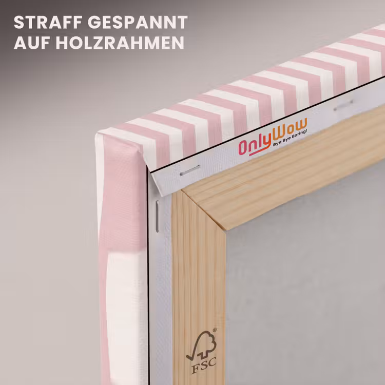 Tekst - Modern - Strepen canvas 2cm klein -uniquesellingpoint_afwerking-onlywow_DE
