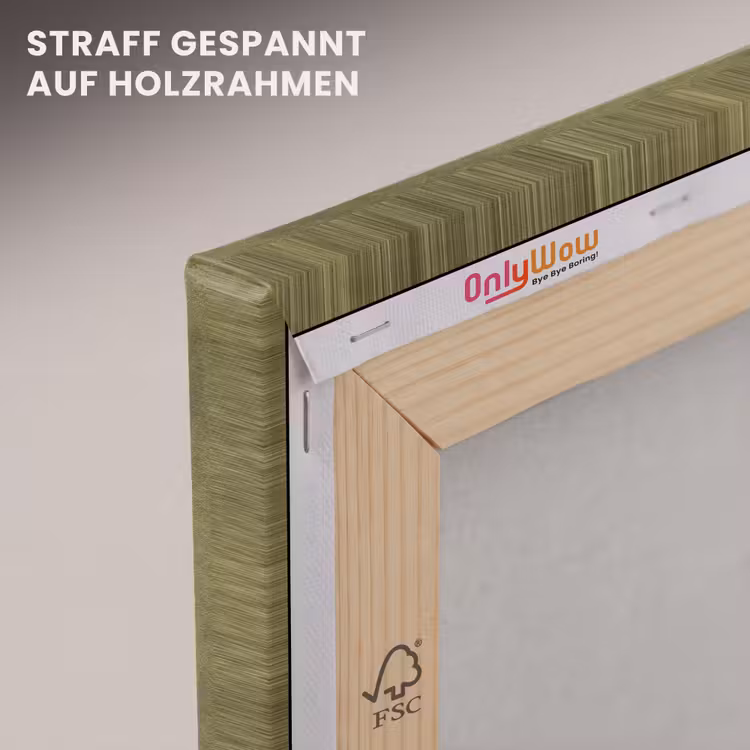Textuur - Abstract - Groen canvas 2cm klein 34 -uniquesellingpoint_afwerking-onlywow_DE