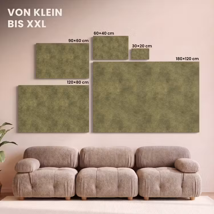 Textuur - Abstract - Groen canvas 2cm klein 34 -Xsfeer8_DE