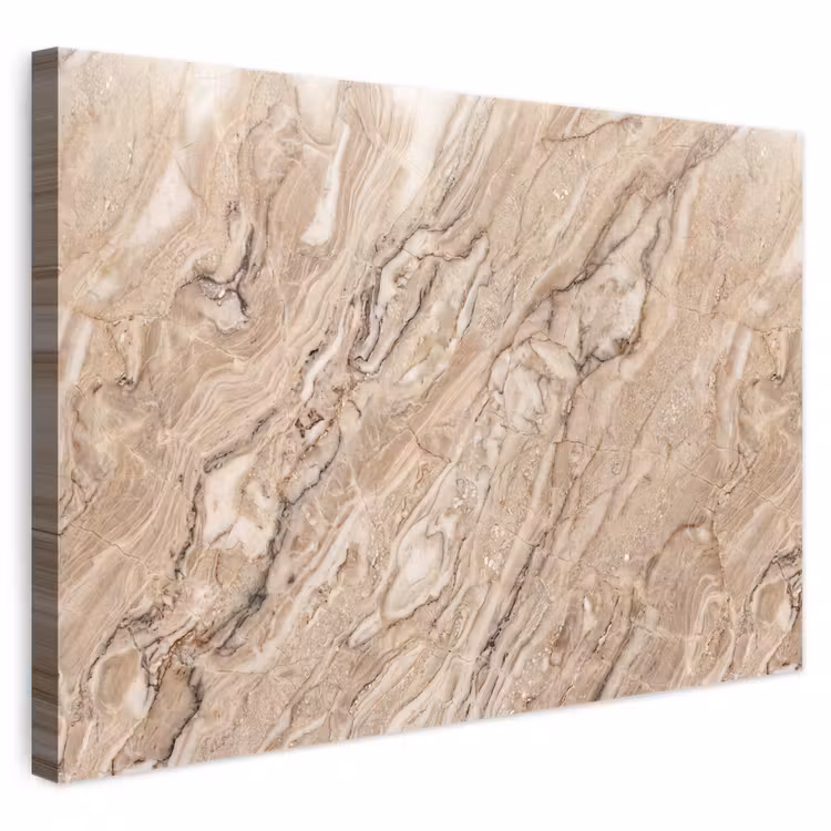 Textuur - Aders - Abstract - Modern - Beige canvas 2cm klein -3d