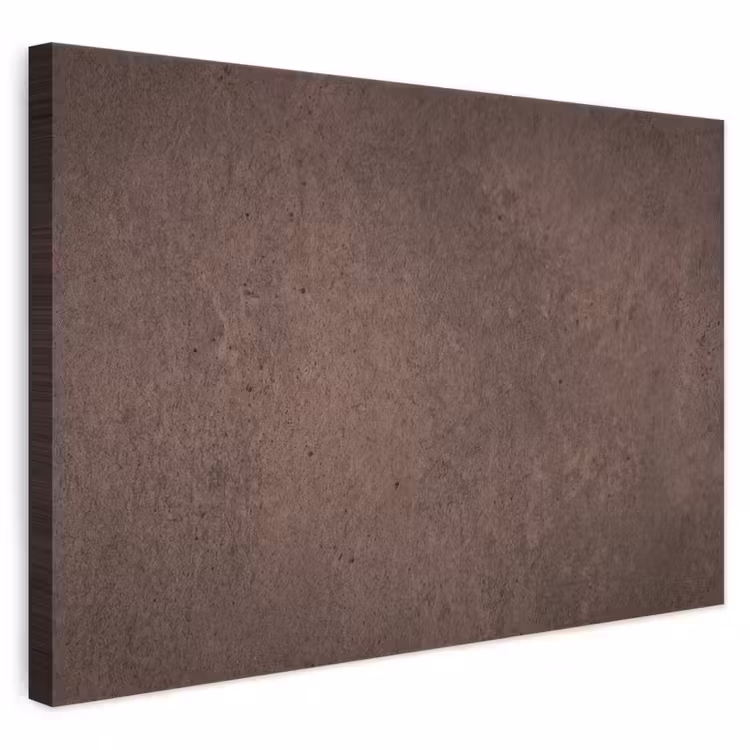 Textuur - Beton - Abstract - Donker - Bruin canvas 2cm klein -3d
