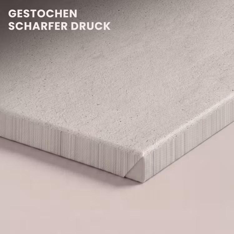 Textuur - Effen - Abstract - Beige canvas 2cm klein -closeup_print_DE