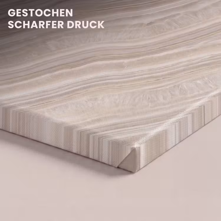 Textuur - Golvend - Abstract - Modern - Beige canvas 2cm klein -closeup_print_DE