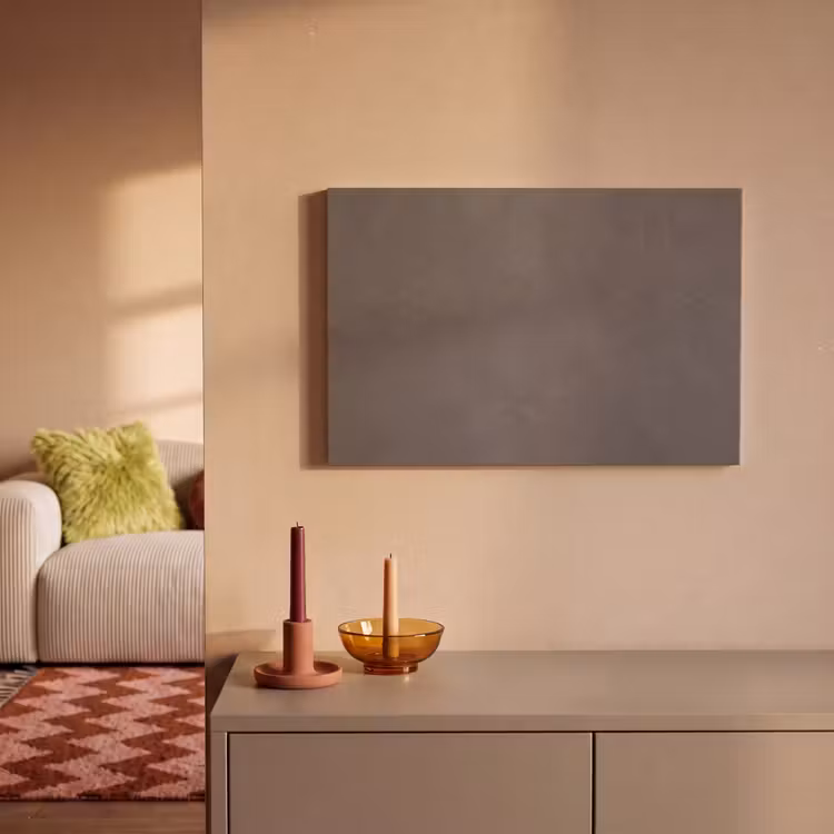 Textuur - Grijs - Modern - Abstract - Oppervlak canvas 2cm klein -sfeer1