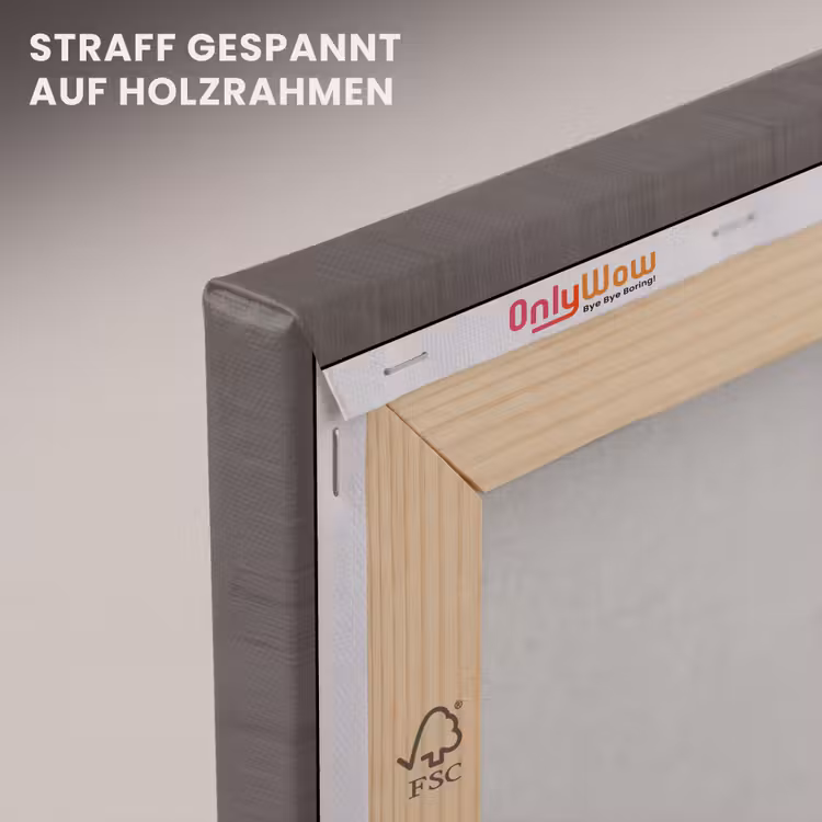 Textuur - Grijs - Modern - Abstract - Oppervlak canvas 2cm klein -uniquesellingpoint_afwerking-onlywow_DE