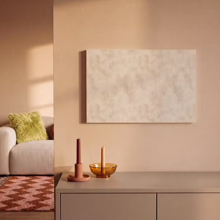 Structuur - Spikkels - Beige canvas 2cm klein 34 -sfeer1