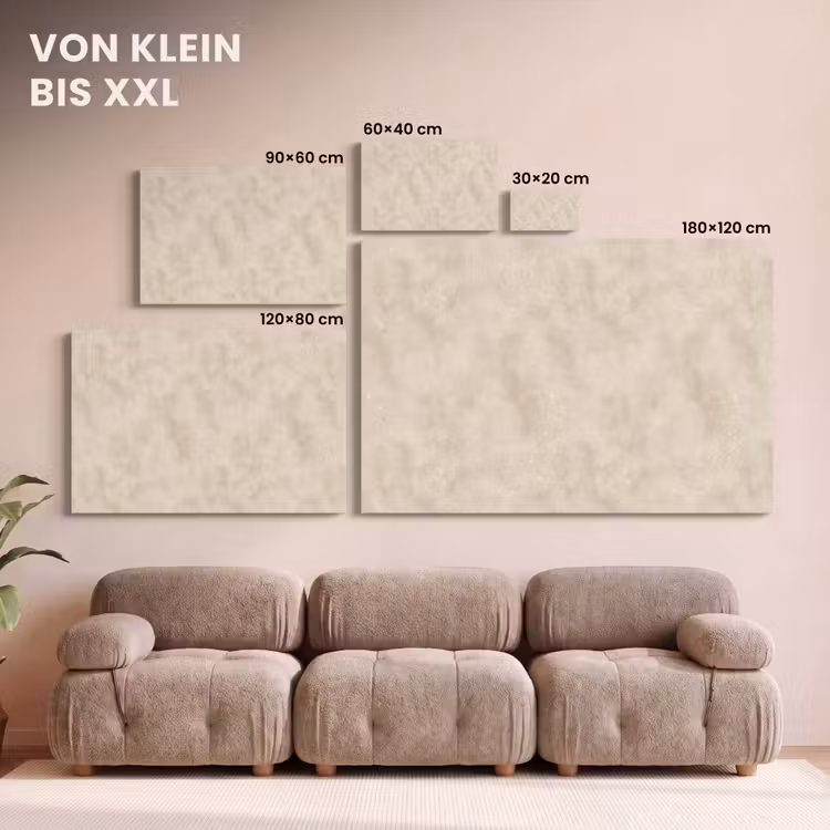 Structuur - Spikkels - Beige canvas 2cm klein 34 -Xsfeer8_DE