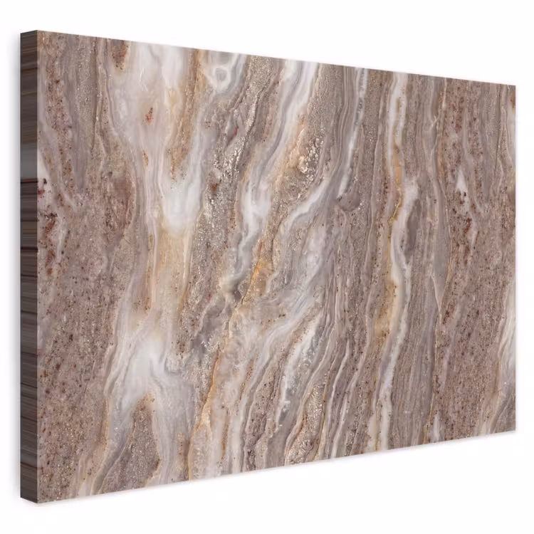 Textuur - Steen - Abstract - Beige canvas 2cm klein -3d