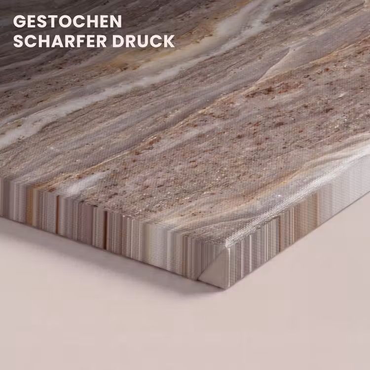 Textuur - Steen - Abstract - Beige canvas 2cm klein -closeup_print_DE