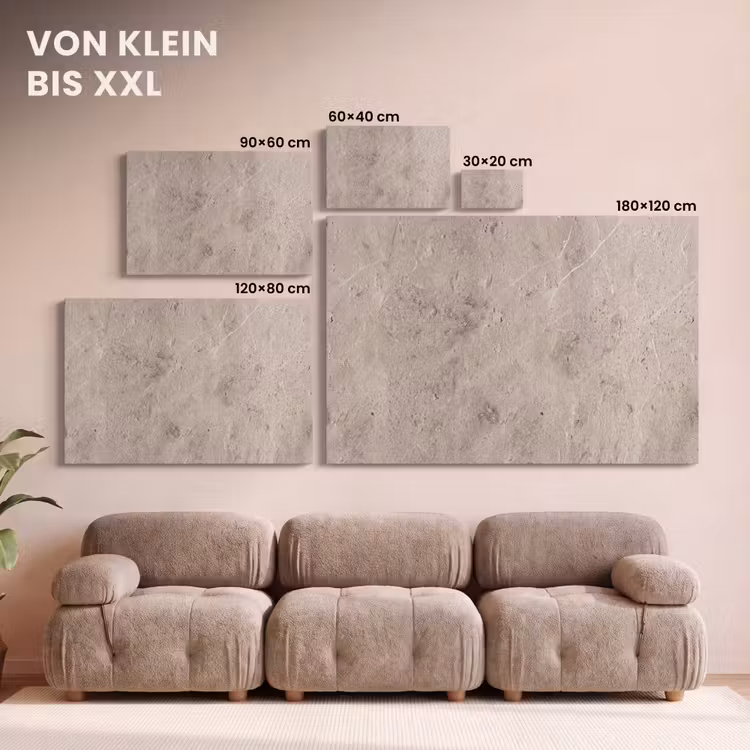 Textuur - Steen - Patroon - Rustiek - Beige canvas 2cm klein -Xsfeer8_DE