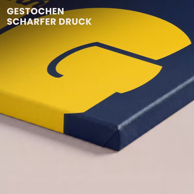Think big - Blauw - Geel canvas 2cm klein -closeup_print_DE