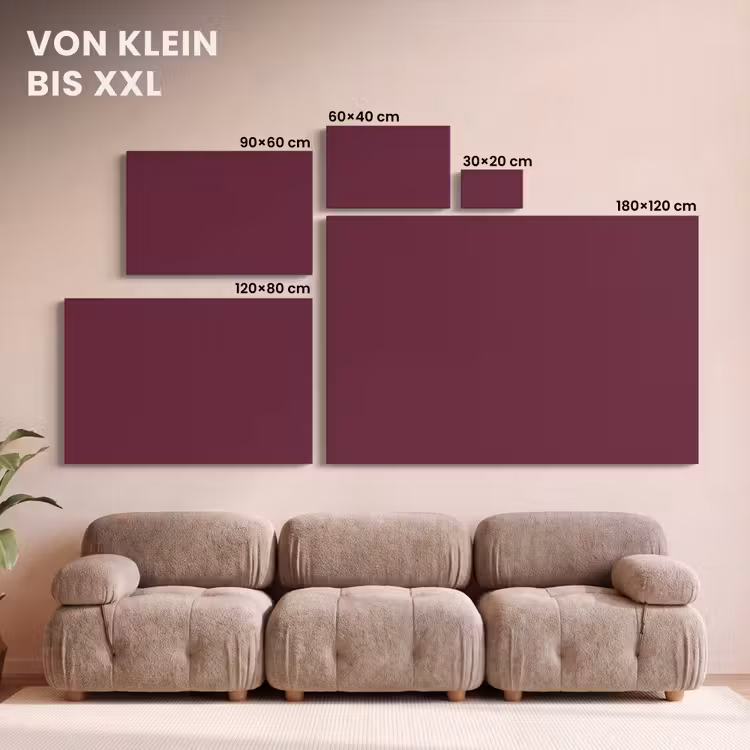 Deep - Plum - Paars canvas 2cm klein 34 -Xsfeer8_DE