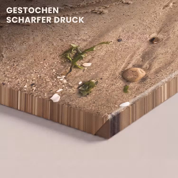 Dieren - Hart - Strand - Zand - Roze canvas 2cm klein -closeup_print_DE