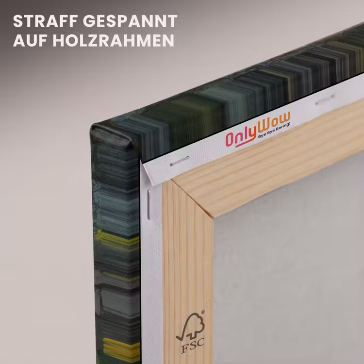 Poort - Planten - Zonsondergang canvas 2cm klein -uniquesellingpoint_afwerking-onlywow_DE