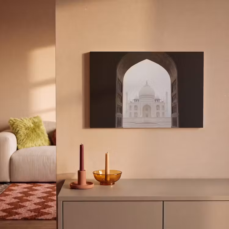 Poort - Symmetrische koepel - Minaretten - Moskee canvas 2cm klein -sfeer1