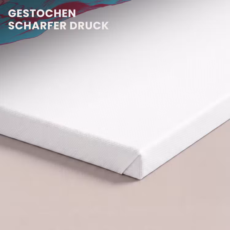 Schedel - Grafisch - Roze - Verdeeld canvas 2cm klein -closeup_print_DE