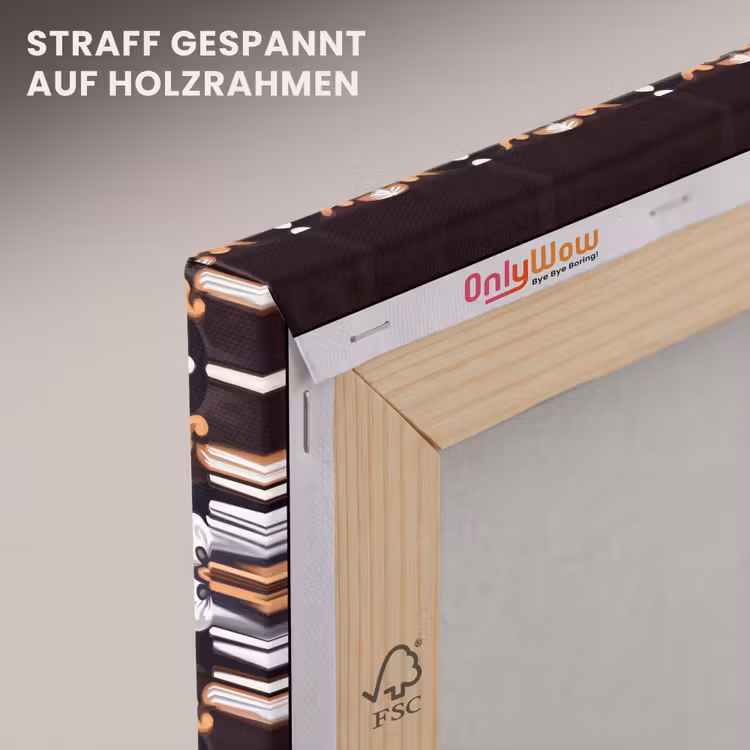 traditioneel - Element - Kleurrijk canvas 2cm klein 34 -uniquesellingpoint_afwerking-onlywow_DE