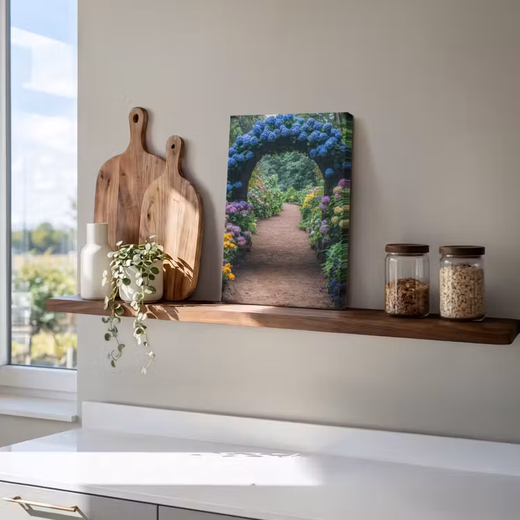Doorkijk - Bloemen - Hortensia - Pad canvas 2cm klein -closeup_print_DE