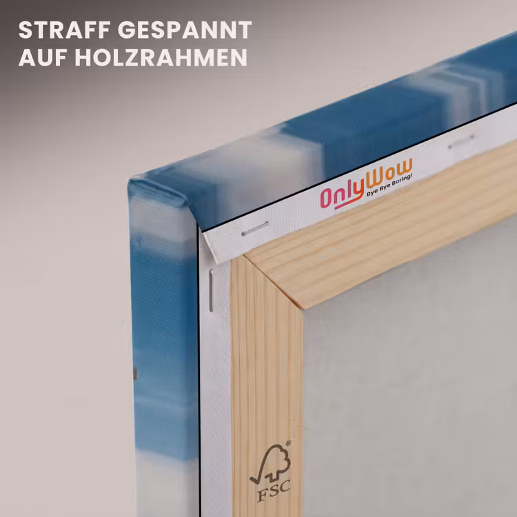 Leinwandbild - Traum – Wüste – Auge - Droom - Woestijn - Oog canvas 2cm klein