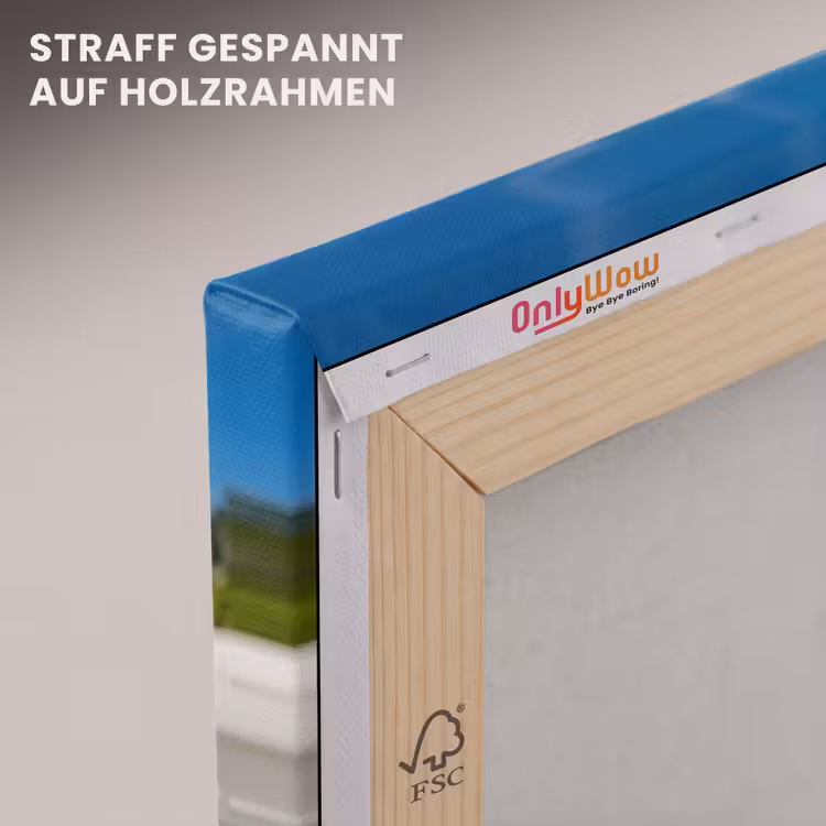 Tropisch - Badeend - geel canvas 2cm klein -uniquesellingpoint_afwerking-onlywow_DE