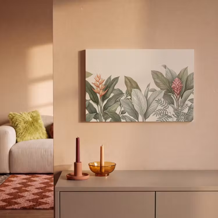 Tropisch - Planten - Modern - Groen canvas 2cm klein -sfeer1