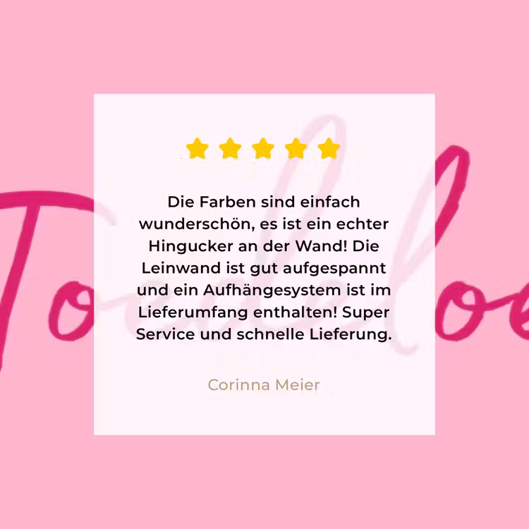 Toedeloe - Roze - Minimalistisch canvas 2cm klein -sfeer3