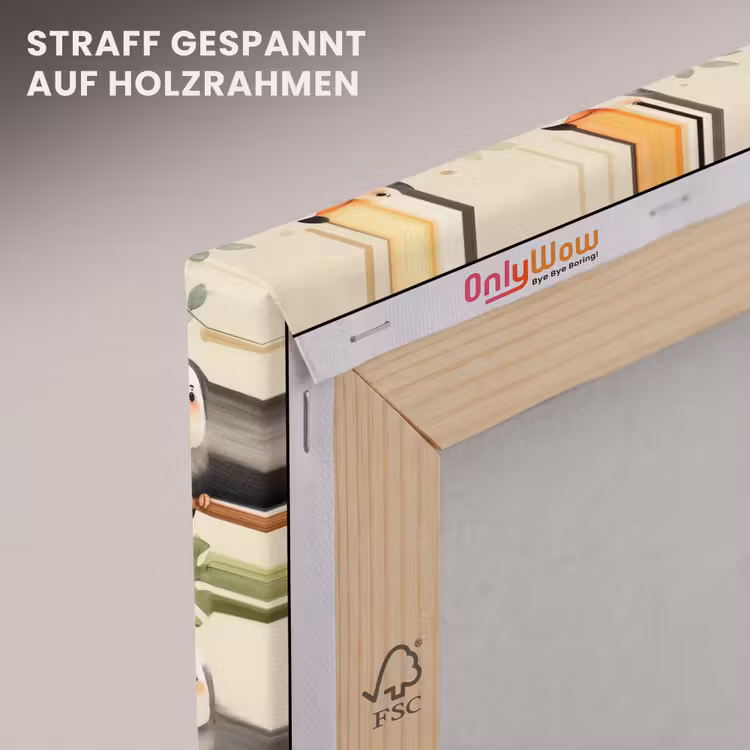 Toekans - Exotisch - Kleurrijk canvas 2cm klein 34 -uniquesellingpoint_afwerking-onlywow_DE
