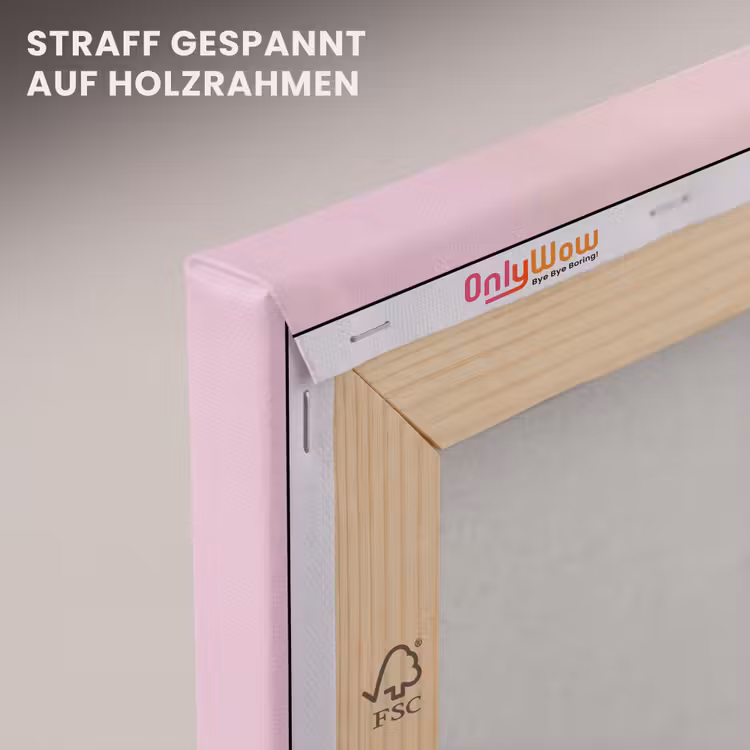Tulpen - Vaas - Strepen - Paars canvas 2cm klein -uniquesellingpoint_afwerking-onlywow_DE