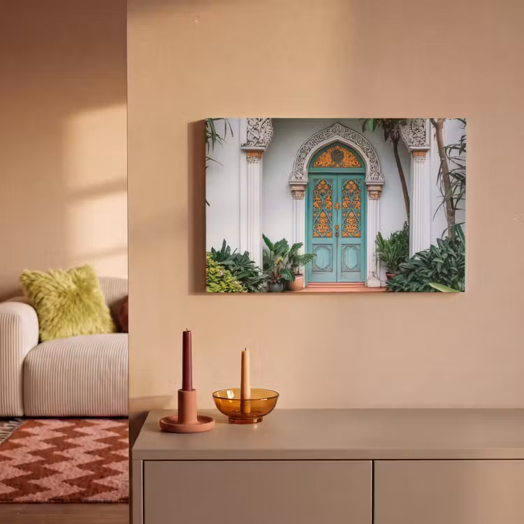 Deur - Patronen - Planten canvas 2cm klein -sfeer1