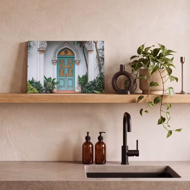 Deur - Patronen - Planten canvas 2cm klein -sfeer3
