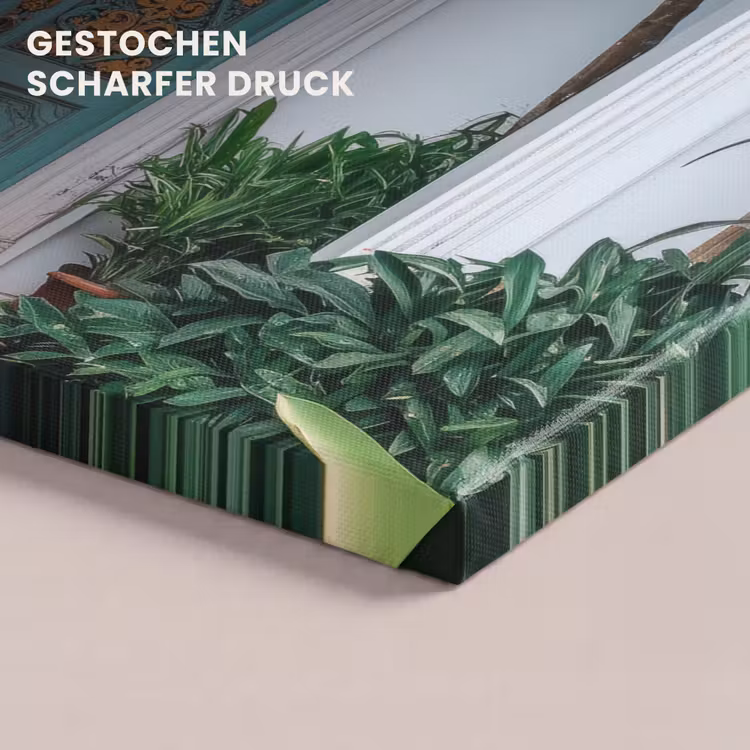 Deur - Patronen - Planten canvas 2cm klein -closeup_print_DE