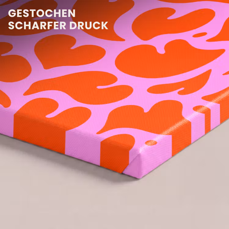 Valentijn - Harten - Roze - Rood canvas 2cm klein 34 -closeup_print_DE