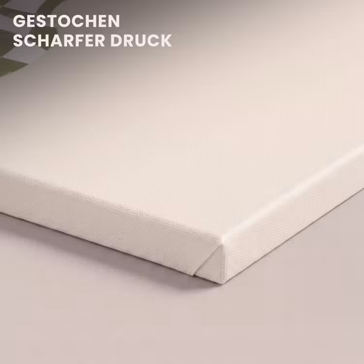Vaas - Geruit - Bloem - Groen canvas 2cm klein -uniquesellingpoint_afwerking-onlywow_DE
